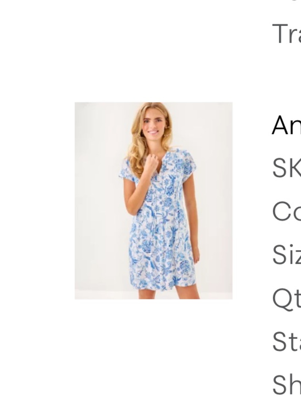 Lilly Pulitzer “Ansella” Tunic Dress